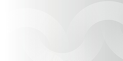 simple white glowing geometric lines on gray background. art background. eps 10