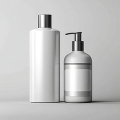Minimalist Bottles Elegant Bathroom Essentials