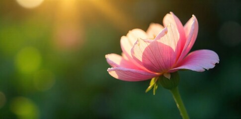 Delicate Wilting Flower in Sunlight Transient Beauty and Intricate Detail