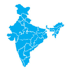 Obraz premium map of india