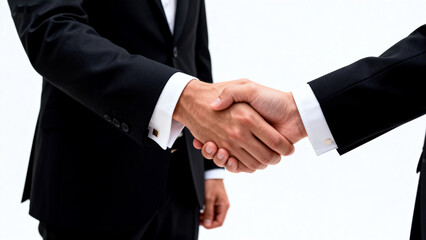 Obraz premium Handshake between two business people