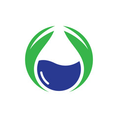 refreshing eco friendly water logo design