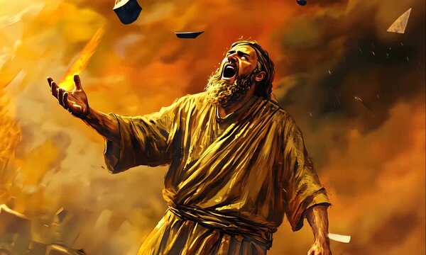 God Rained Fire and Sulfur on Sodom and Gomorrah, Destroying the Cities and Their Inhabitants