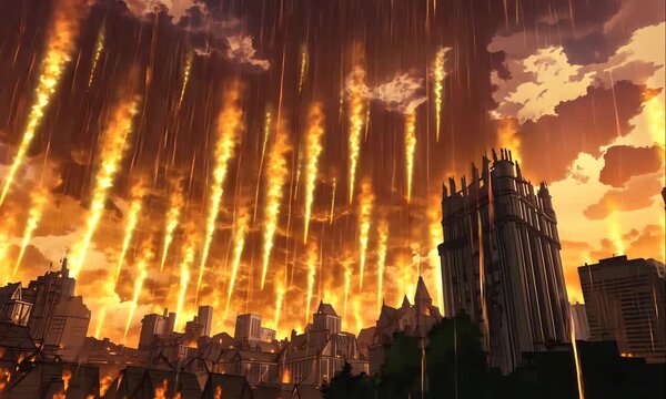 God Rained Fire and Sulfur on Sodom and Gomorrah, Destroying the Cities and Their Inhabitants