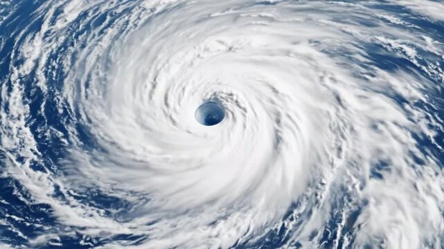 Simple Vortex An Overview of a Powerful Hurricane from Above the Clouds
