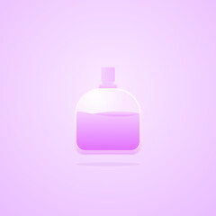 perfume bottle vector illustration