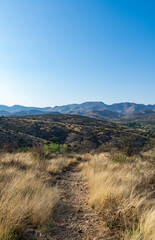 Paysage montagneux dans le centre de la Namibie