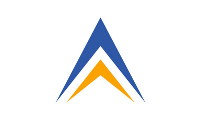 Modern Letter A Financial Logo	
