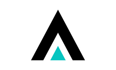 Modern Letter A Financial Logo	

