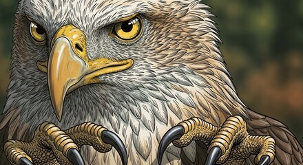portrait of an eagle