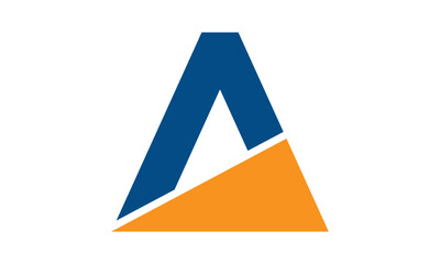 Modern Letter A Financial Logo	
