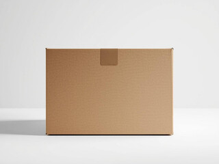Cardboard Shipping Box Mockup