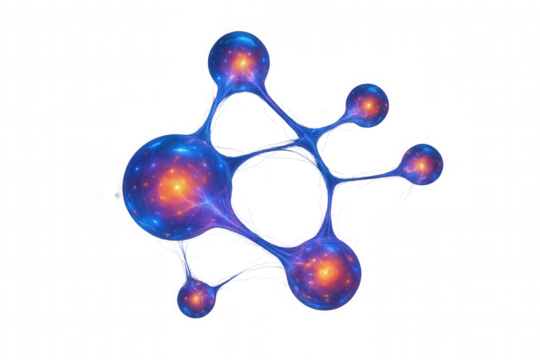Neural network forming intricate connections, representing artificial intelligence and advanced technology