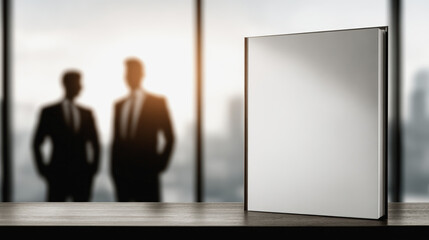 Blank certificate folder document award office business corporate minimal professional success