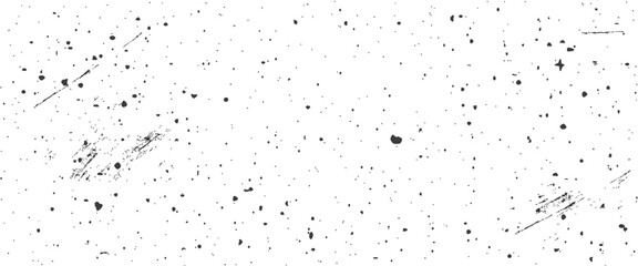 Speckled gritty background. White paper grunge backdrop with dust and dirt. Distress grain background. Vector illustration.