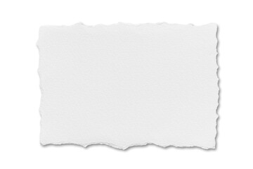 Torn peace of paper on background.  ripped white paper sheets png isolated on transparent background.