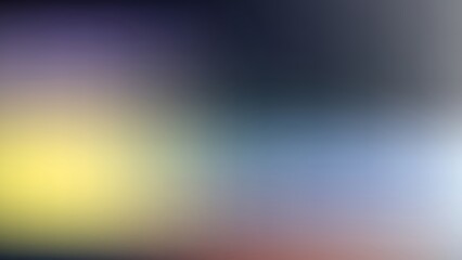 Abstract blurred background featuring a blend of yellow, blue, and purple hues