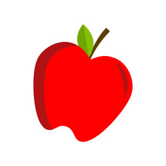 apple fruit icon vector design