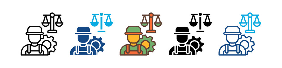 Fair Labor multiple icon