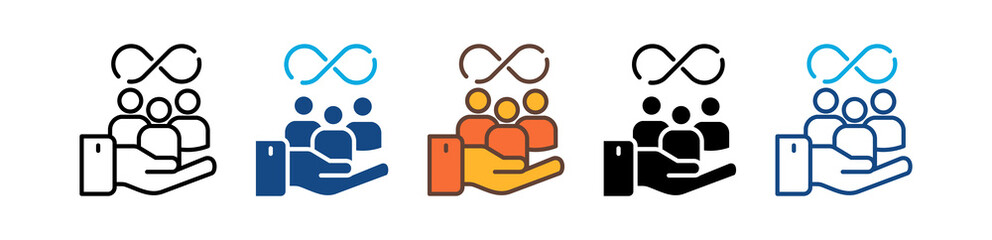 Diversity And Inclusion multiple icon