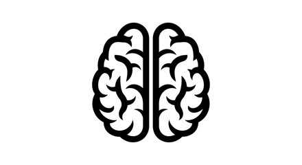 Brain in Hands Icon – Mental Health Mind Care Symbol
