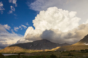 Storm over Mount Harvard