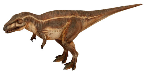 Realistic depiction of a prehistoric dinosaur