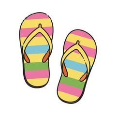 flip-flops illustration design