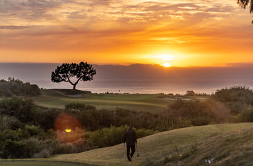 Hitting into the Sunset