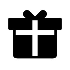 Obraz premium Illustration of a gift box with a bow, , representing a present, celebration, and special occasion in a simple design