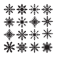 Set of christmas design elements vector