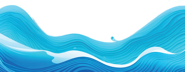 Abstract blue wave background design with flowing liquid lines and light curve pattern