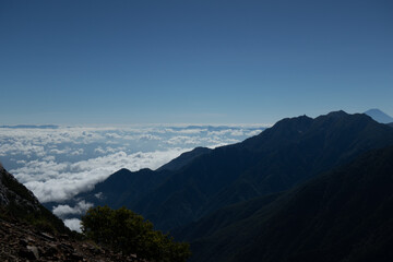 鳳凰三山と雲海