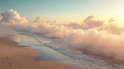 Fototapeta premium sunrise over the sea