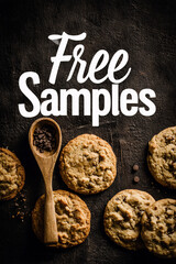 Free samples Cookie poster 