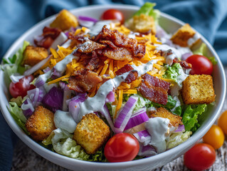 fresh vegetable salad