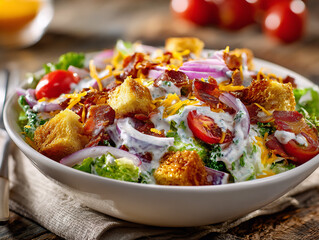 fresh vegetable salad