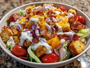 fresh vegetable salad