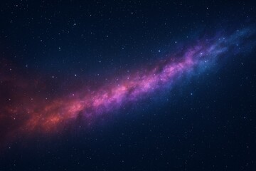 Cosmic Abstract Background with Flowing Nebula River Across Space