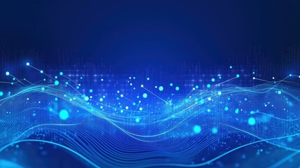 Fototapeta premium Abstract Digital Data Visualization