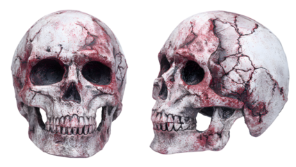 Scary Skull Mask with Bloody Details