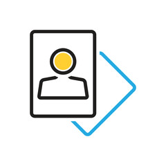 Multi color icon for reveal