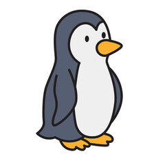 Cute Penguin Animal Illustration