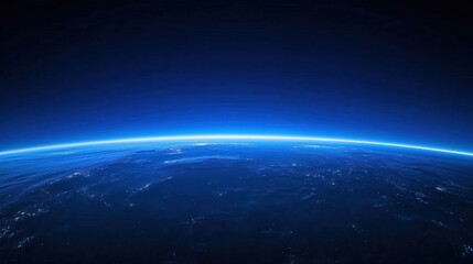 Obraz premium Earth from Space at Night