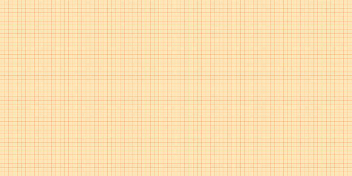 Seamless Orange Graph Paper Pattern Background Tileable Grid Texture Vector Blueprint Template Sheet