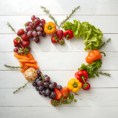 fresh fruits and vegetables