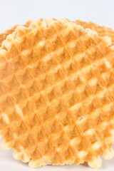 Dutch waffle close-up