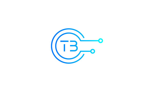 TB initial letters, monogram logo
