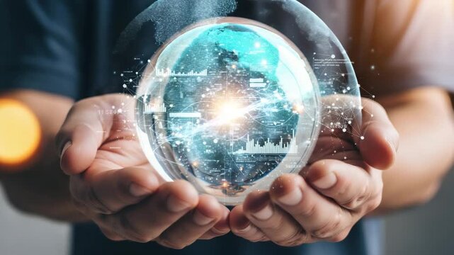 Artificial intelligence and data energy in human hands