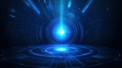 Fototapeta premium Futuristic Sci-Fi Portal